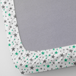 CATS DROP & ZIGZAG set / pillowcase 40x60 and sheets 60x120 / - image-0